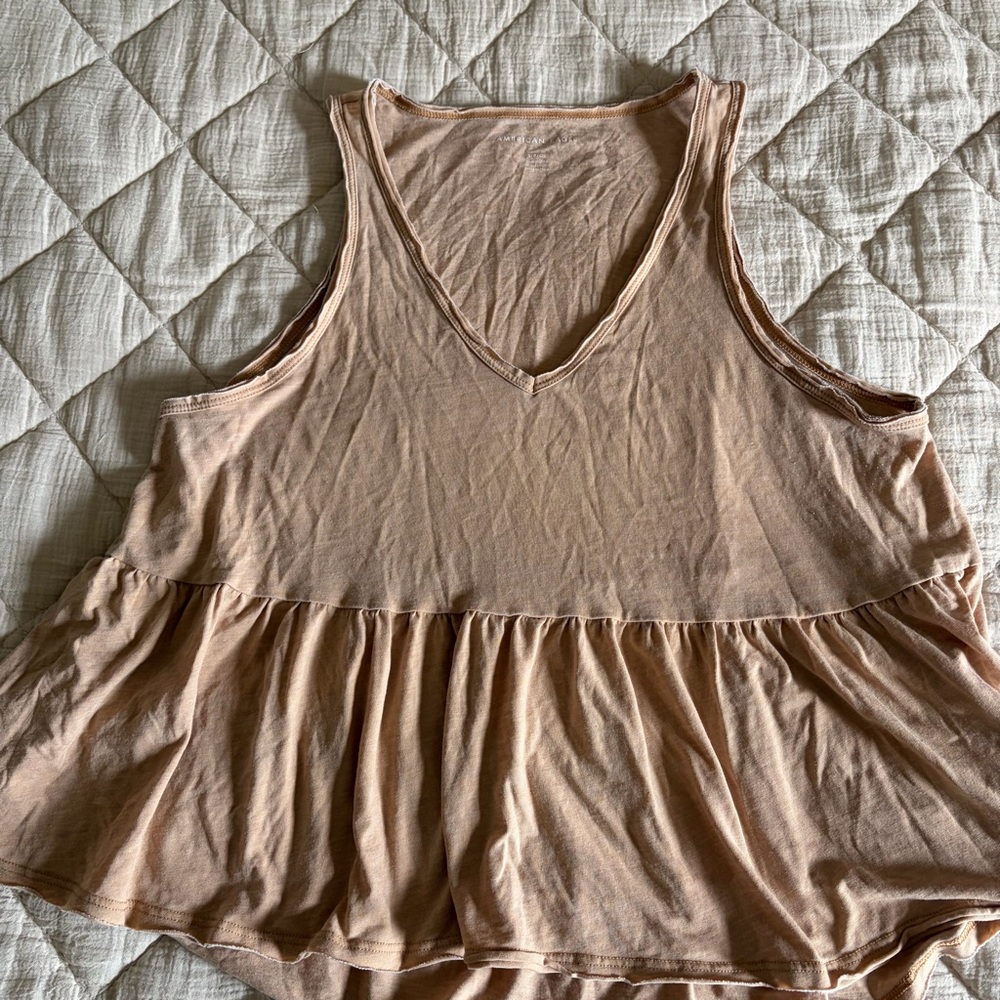 American Eagle Outfitters Crop Flowy Tank Top
